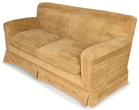 Plush Vintage Sofa