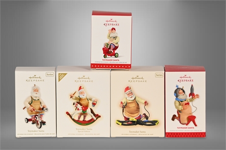 Hallmark Keepsake Toymaker Santa Ornaments