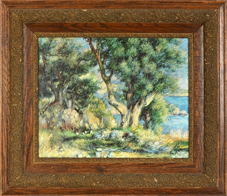 Renoir 'Landscape Near Menton' Print