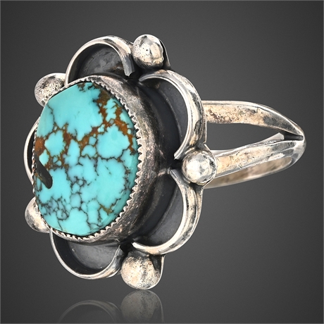 Navajo Sterling Silver & Turquoise Ring