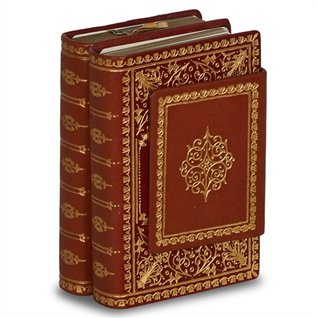 Leather Bound Two-Deck Card Set