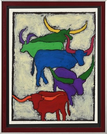 Jeanne Rundell "Longhorn Steer"