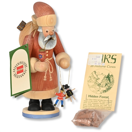 Vintage German Santa Smoker by Erzgebirgische Volkskunst