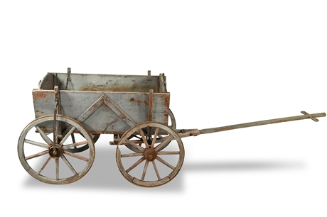 Antique Primitive Goat Cart