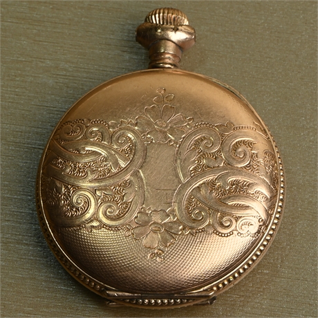 14K Napoleon Gold Hunt Case Pocket Watch