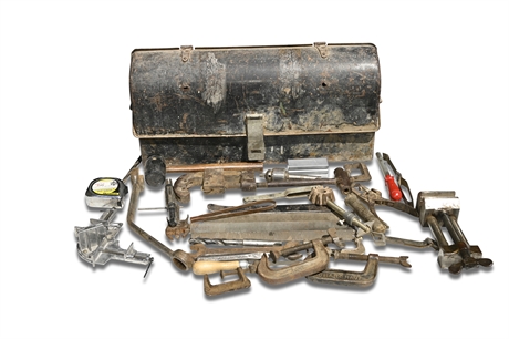 Vintage Master Tool Box & Tools