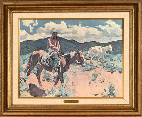 Walter Ufer A Summer Morning Giclee Framed Southwest Scene