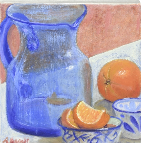 Blue & Orange by Ann Beacht