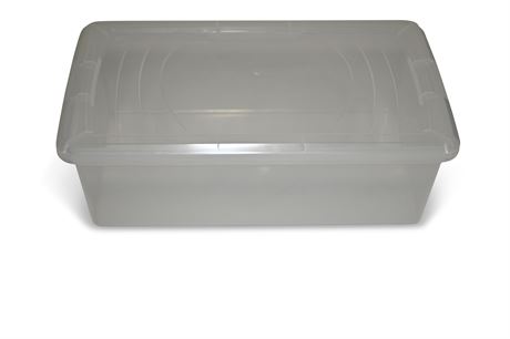 (12) Clear Storage Containers with Lids