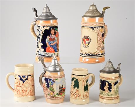 German Beer Stein Collection