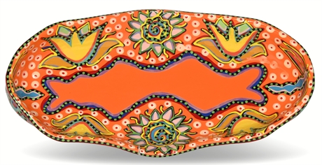 19.5" Vibrant Serving Bowl by Feman