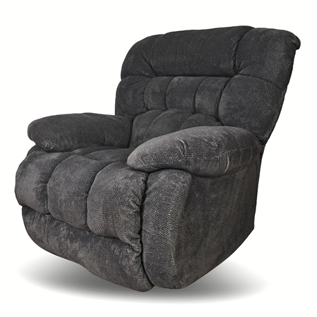 Catnapper Daly 47655 Swivel Glider Recliner – Charcoal Chenille
