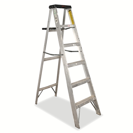 Keller Model 926 6-Ft Aluminum Step Ladder – Type II, 225 lb Rating