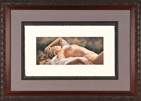 Steve Hanks “At Rest” Signed LE Print 83/500 Framed