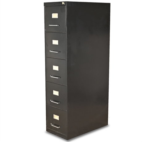 60" 5-Drawer File Cabinet
