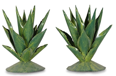 Metal Agave Sculptures