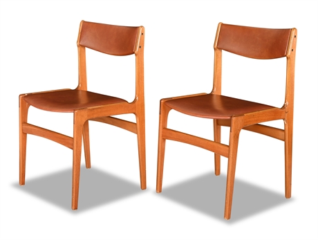 Pair Mid-Century Side Chairs
