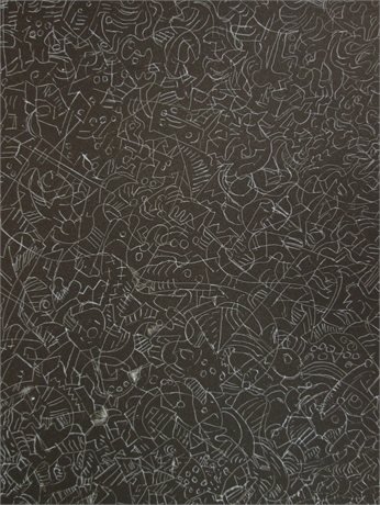 "Psaltery" Etching by Mark Tobey