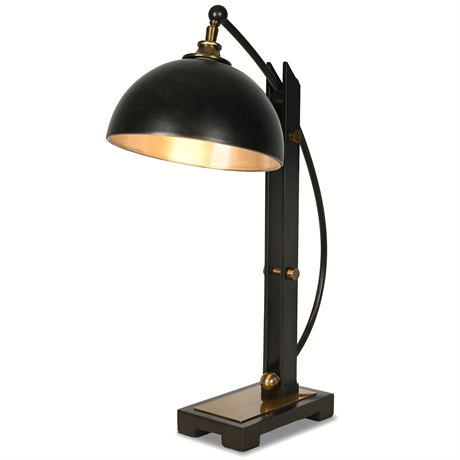 Uttermost Malcolm Dark Oil Rubbed Bronze Metal Desk Lamp