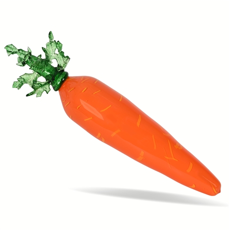 21" Art Glass Carrot Sculpture