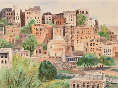 Original Yemeni Watercolor