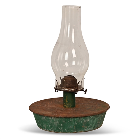 Vintage J.A Smith Co Mother Nature Brooder Kerosene Lamp