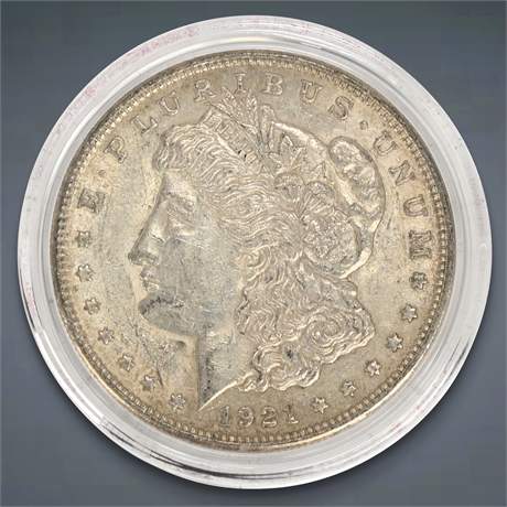 1921 Morgan Silver Dollar – Philadelphia Mint – .900 Silver