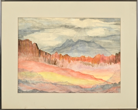 Vintage Lavin Landscape