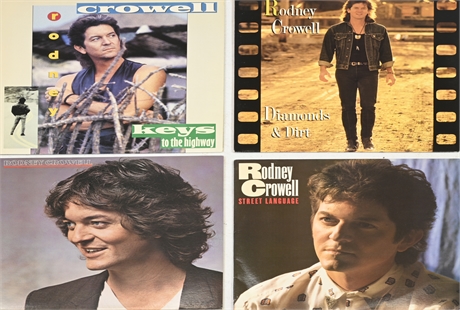 Rodney Crowell -4 Albums (1981-1986)