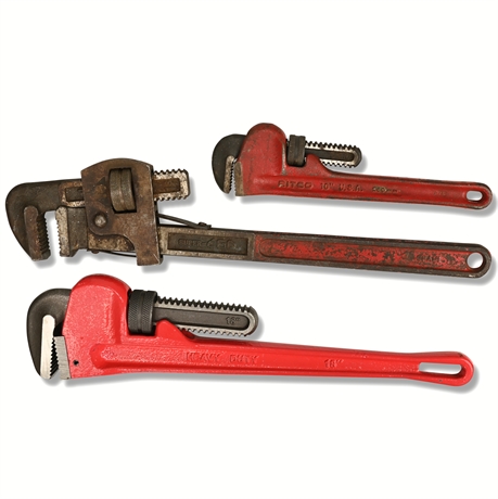 Collection of Pipe Wrenches