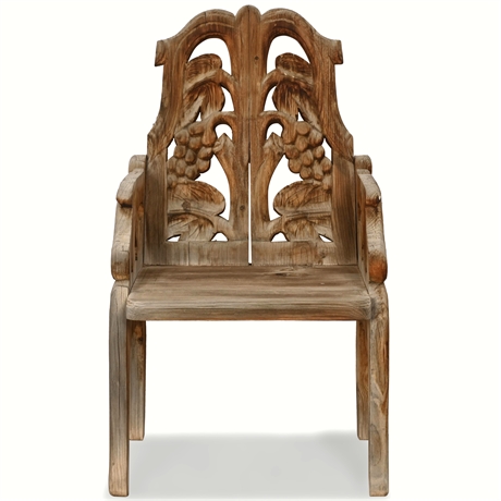 Wooden Rustic Antique Chair