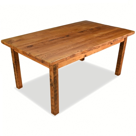 Rustic Reclaimed Wood Dining Table