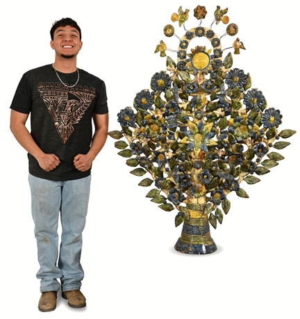 Monumental Tree of Life Candelabra, Attributed to the Soteno Family