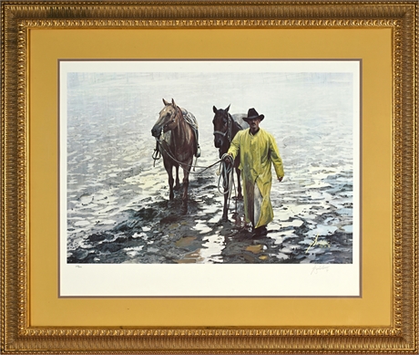 Gordon Snidow “Heading for the Barn” Signed Litho #348/500