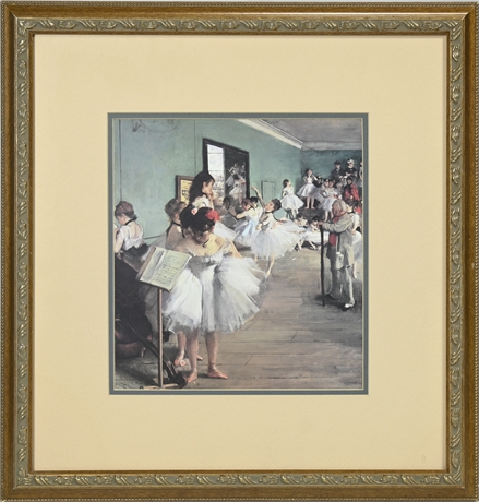 "The Dance Class" Framed Print