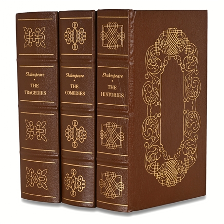 Easton Press Shakespeare: The Tragedies, The Comedies & The Histories — 3-Volume