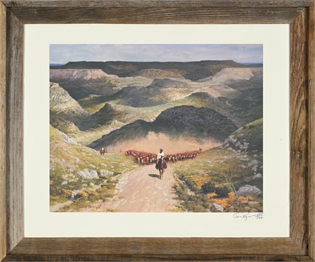 Tom Ryan 'Cowboy Country' Limited Edition Print