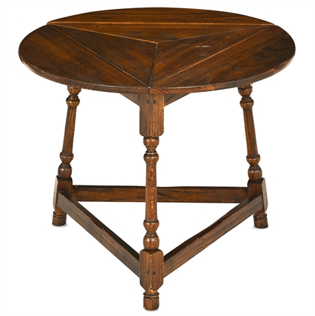 Vintage Handkerchief Cricket Table