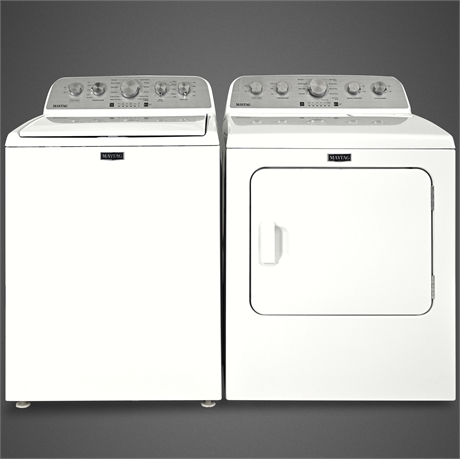 Maytag Washer & Electric Dryer Set — Extra Power, Deep Fill, 30-Day Guarantee
