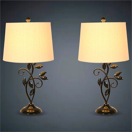 Pair Tree Table Lamps