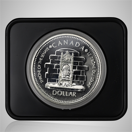 1977 Canada Silver Dollar – Queen Elizabeth II Silver Jubilee – .500 Silver
