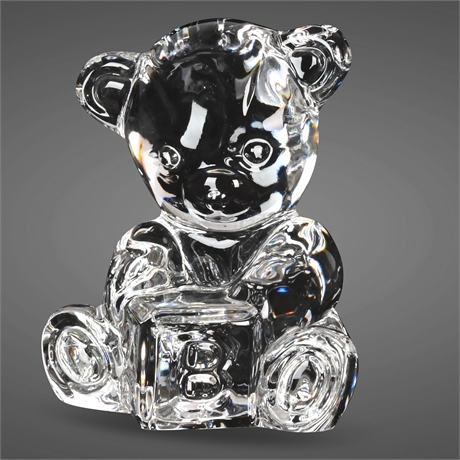 3" Waterford Crystal Teddy Bear
