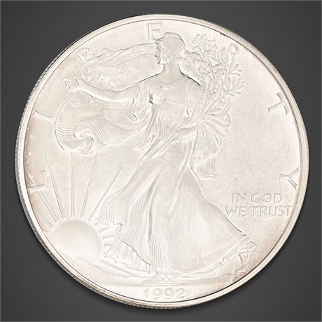 1992 United States Silver Eagle – One Dollar, Silver