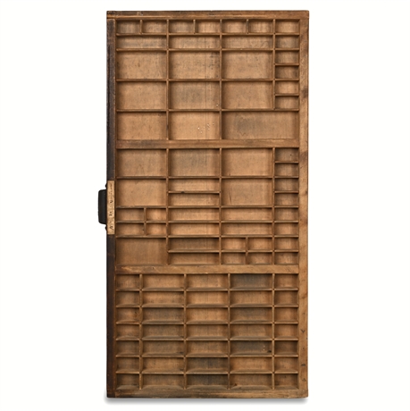 Hamilton California Job Case – 89 Compartments, Cast-Iron Handle