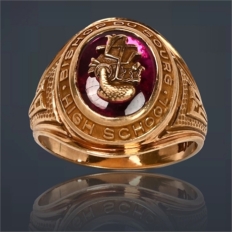 10K Gold Class Ring, Size 6