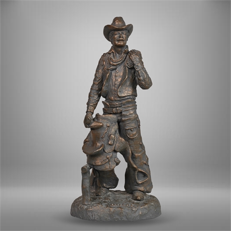 Billy Burn Cowboy Sculpture