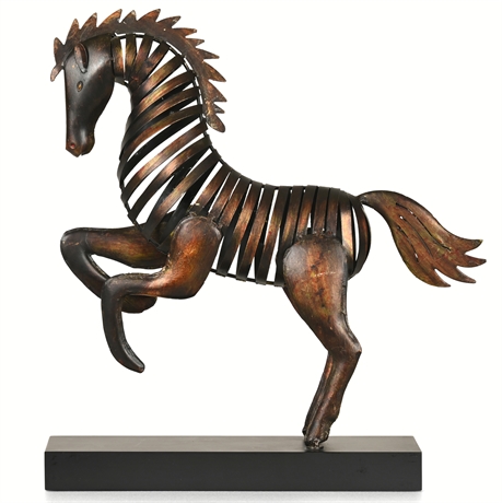 19" Bucking Horse Sculpture