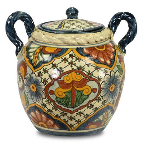 Casal Decorative Mexican Pottery 13" Vessel