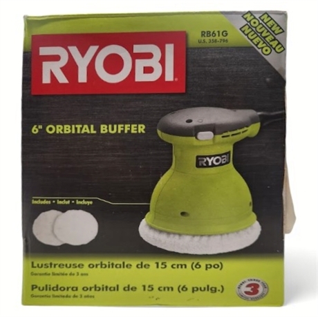 Ryobi 6" Orbital Buffer