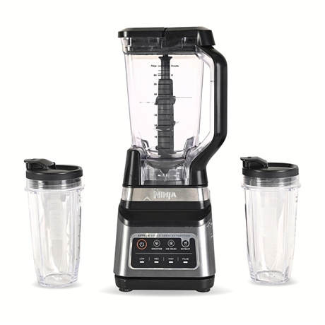 Ninja DB751A Pro Plus Duo Blender — 1400W, Auto-iQ, 72oz Pitcher & Two 24oz Cups